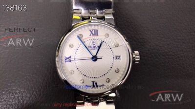 JY Factory Tudor Clair De Rose 35800 Opaline Dial With Diamonds 34mm 8200 Women's Watch